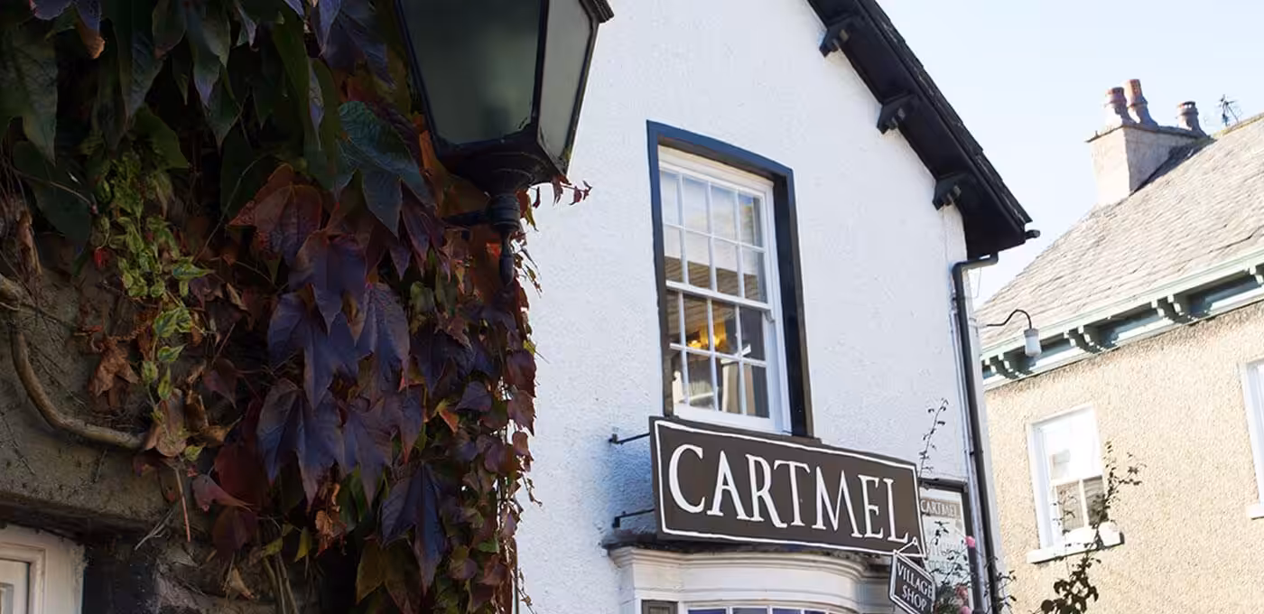 Cartmel Village Shop Banner Cartmel Village Shop Banner
